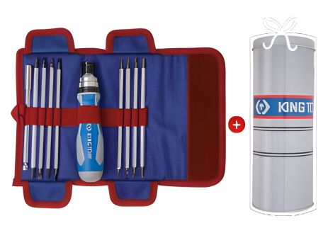 Набор телескопических отверток KING TONY P32526MRN Набор телескопических отверток KING TONY P32526MRN