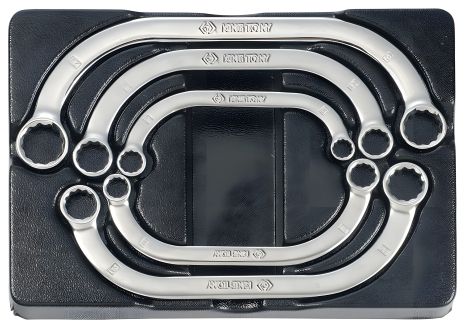 Набір C-подібних накидних ключів 5 од. від KING TONY у ложементі (9-1905MR) Набір C-подібних накидних ключів 5 од. від KING TONY у ложементі (9-1905MR)