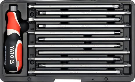 Набір викруток, Набір 12 шт., 22 in 1 [6/12] Yato YT-2797