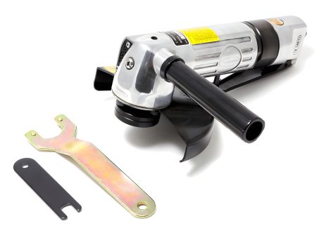 Угловая пневмоотрезная машинка 5" (12000 об/мин, 170л/мин, L-224мм, резьба М10х1.5) ROCKFORCE RF-82601