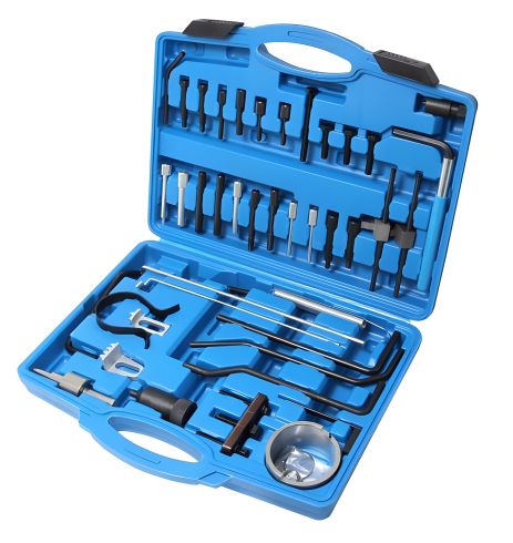 Набір фіксаторів для обслуговування двигунів Citroen та Peugeot, 42 предмети в кейсі, від ROCKFORCE RF-40132040