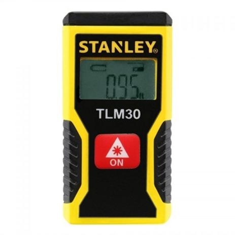 Дальномір лазерний TLM30-Black, діапаз. 0,5-9 м, 62х32х18 мм, з Lit батар. та USB-кабелем Stanley STHT9-77425
