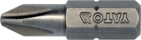 Насадка отверточная "Phillips" PH2 х 25 мм HEX 1/4" 10 шт Yato YT-78132