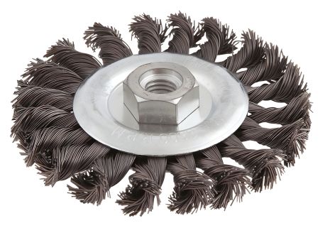 Щетка проволочная дисковая 115 мм x M14, плетеная проволока Verto 62H140 Щетка проволочная дисковая 115 мм x M14, плетеная проволока Verto 62H140