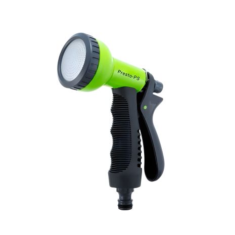 Пластиковий пістолет для поливу Presto-PS насадка на шланг (7210G)