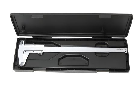 Штангенциркуль (0-125мм, 0.02мм; внутр. Ø, наруж. Ø + глибиномір) у пластиковому футлярі ROCKFORCE FORSAGE RF-5096P