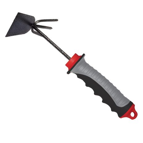 Садова сапа з мотикою 250 мм * 150 мм з комбінованою рукояткою INTERTOOL FT-0025