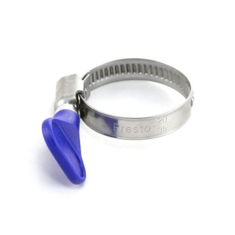 Хомут черв'ячний для шланга 25-40 мм металевий з баранчиком Presto-PS 25*40b
