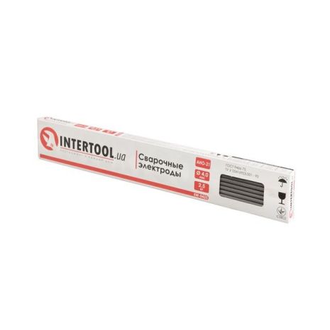 Електроди зварювальні, Ø 4 мм, уп. 2,5кг. INTERTOOL EW-0425