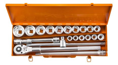 Комплект торцевих ключів 3/4" 21 од. NEO 08-061 Комплект торцевих ключів 3/4" 21 од. NEO 08-061