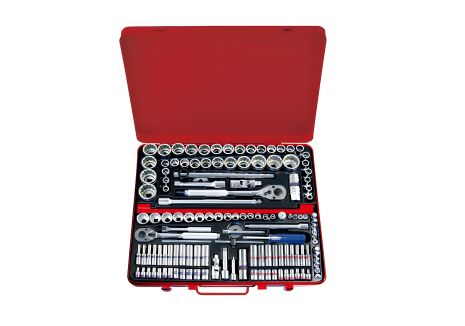 Набір головок 1/4" 3/8" 1/2" 135 предметів KING TONY 9033CR