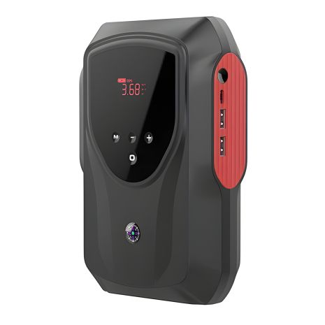 Зарядний пристрій для автомобіля (Бустер) з компресором 2-в-1 Jump Starter 12V 2000А