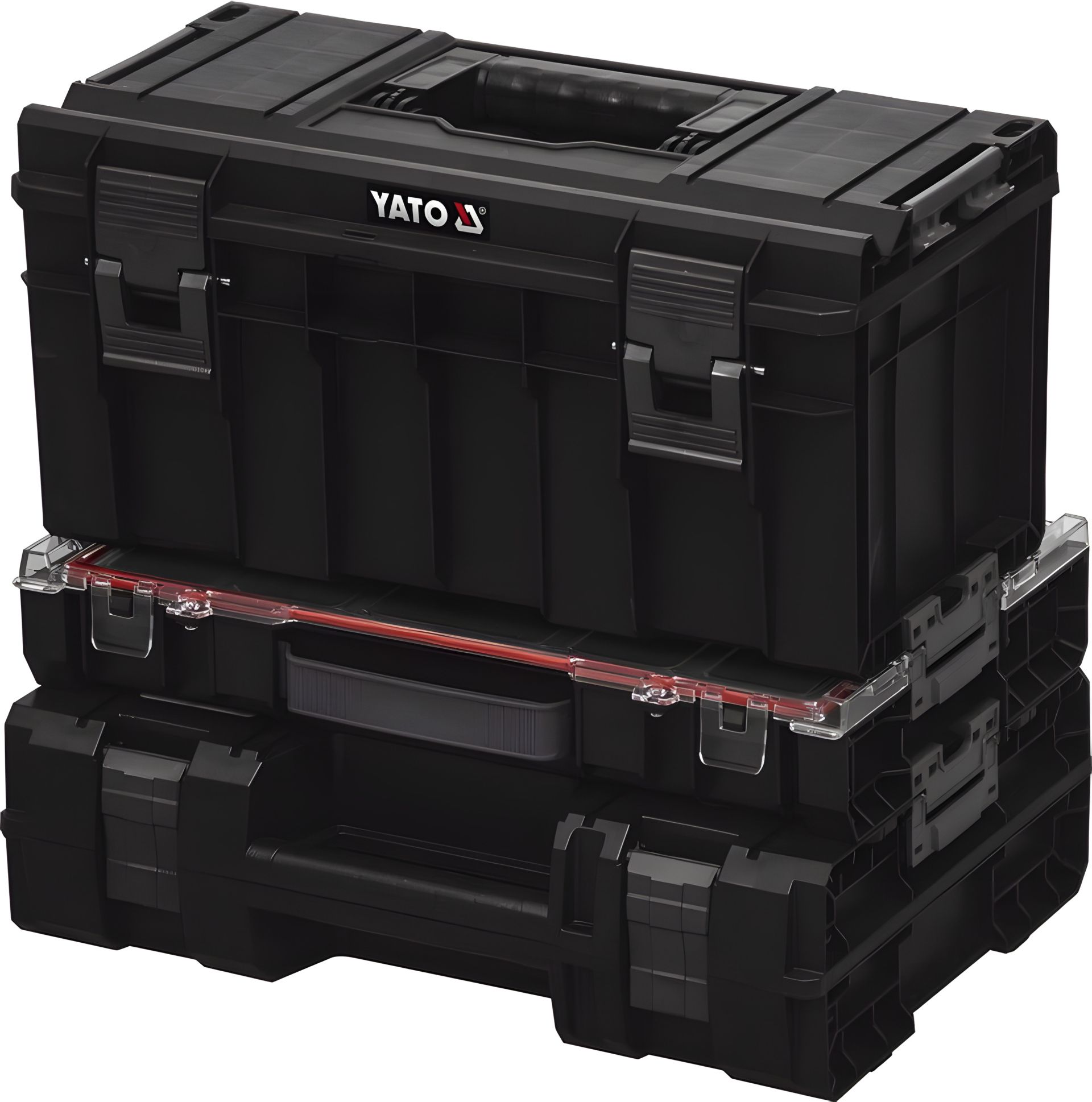 Набор инструментальных ящиков, 3 шт. 420х450х320 мм, к модулю 41G28KP45B S12 Yato YT-09175 Набор инструментальных ящиков, 3 шт. 420х450х320 мм, к модулю 41G28KP45B S12 Yato YT-09175