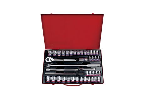 Набор торцевых головок 1/2" (43 предмета) KING TONY 4042CR Набор торцевых головок 1/2" (43 предмета) KING TONY 4042CR