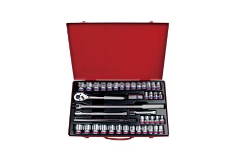 Набор торцевых головок 1/2" (43 предмета) KING TONY 4042CR