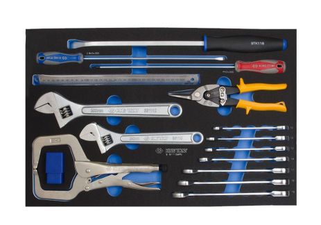 24PC.COMBINATION WRENCH SET FOR TOOL CHEST(EVE) KING TONY 9-91124MRV