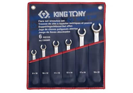 Набір гайкових ключів 6 шт. 8-22 мм від KING TONY 1306MR