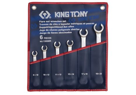 Набір гайкових ключів 6 шт. 8-22 мм від KING TONY 1306MR