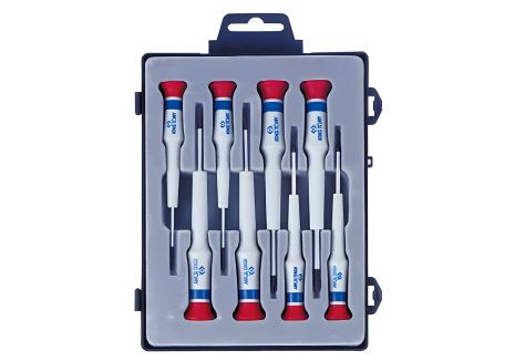 Набор прецизионных (часовых) отвёрток L=40 мм 8 пр. KING TONY 32108MR