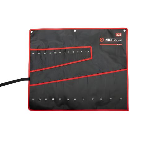 Чохол для гайкових ключів на 25 кишень INTERTOOL BX-9011