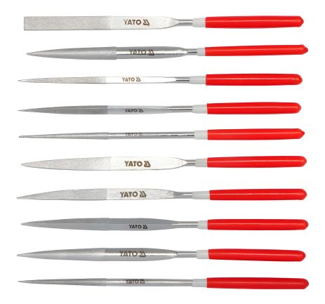 Набор надфилей длиной 160 мм, 10 штук, Yato YT-6151 Набор надфилей длиной 160 мм, 10 штук, Yato YT-6151