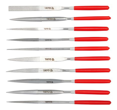 Набор надфилей длиной 160 мм, 10 штук, Yato YT-6151 Набор надфилей длиной 160 мм, 10 штук, Yato YT-6151