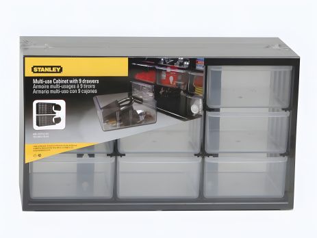 Вертикальный органайзер с 9 большими выдвижными отделениями STANLEY 1-93-978 Вертикальный органайзер с 9 большими выдвижными отделениями STANLEY 1-93-978