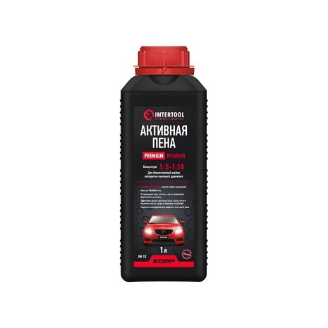 Пенный концентрат 1 л PREMIUM 1:5-1:10 для бесконтактной мойки, STORM INTERTOOL FS-9091