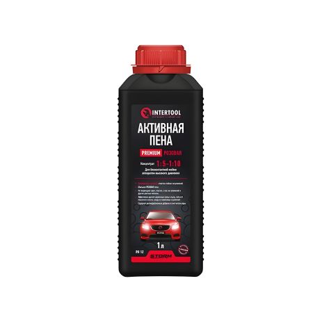 Пенный концентрат 1 л PREMIUM 1:5-1:10 для бесконтактной мойки, STORM INTERTOOL FS-9091 Пенный концентрат 1 л PREMIUM 1:5-1:10 для бесконтактной мойки, STORM INTERTOOL FS-9091