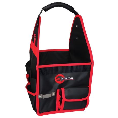 Інструментальна сумка, 29 кишень, 230*230*230 мм INTERTOOL BX-9008