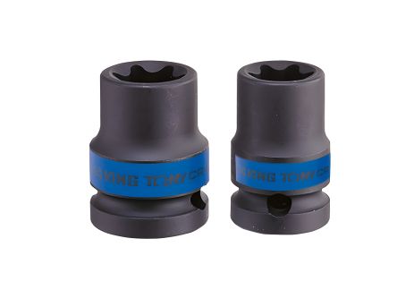 Ударна торцева головка TORX стандарту Е, розмір 3/4", E24, довжина 56 мм, від KING TONY (модель 657524M) Ударна торцева головка TORX стандарту Е, розмір 3/4", E24, довжина 56 мм, від KING TONY (модель 657524M)