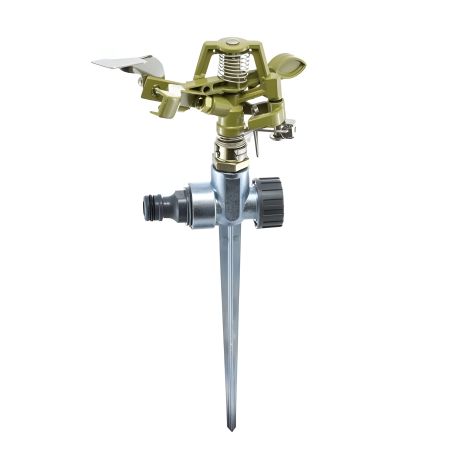 Імпульсний зрошувач для газону Presto-PS дощувач металевий (8105D)