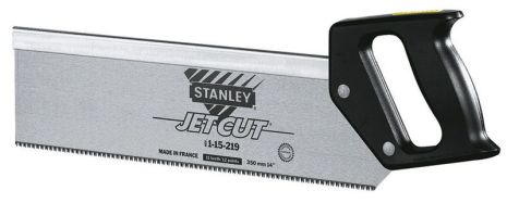 Ножовка 350 мм с обушком с закаленным зубом "Jet-Cut" STANLEY 1-15-219