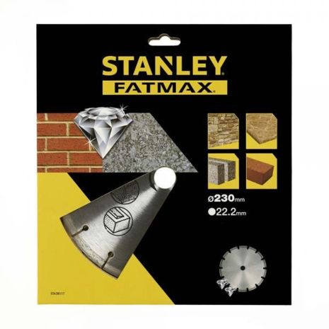 Диск відрізний по бетону (каменю) 125×1,6х22 мм, тип Flat (упак. 1/25) STANLEY STA32617