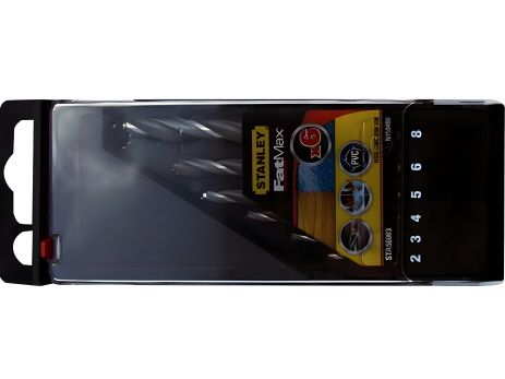 Stanley STA56003-QZ набір свердел по металу, 6 шт.