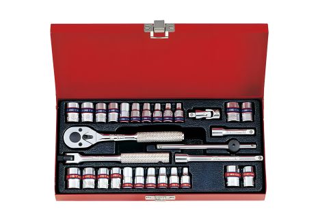 Набор 1/4" 12-гранных головок, 30 ед. KING TONY 2030CR