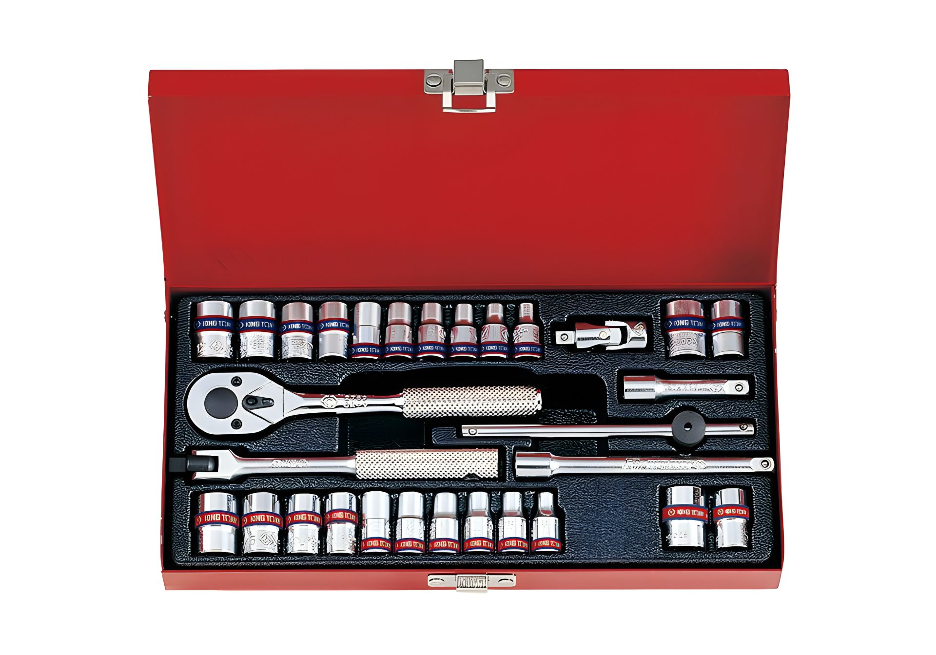 Головок набір 1/4" 30 од. 12-ти грані KING TONY 2030CR Головок набір 1/4" 30 од. 12-ти грані KING TONY 2030CR