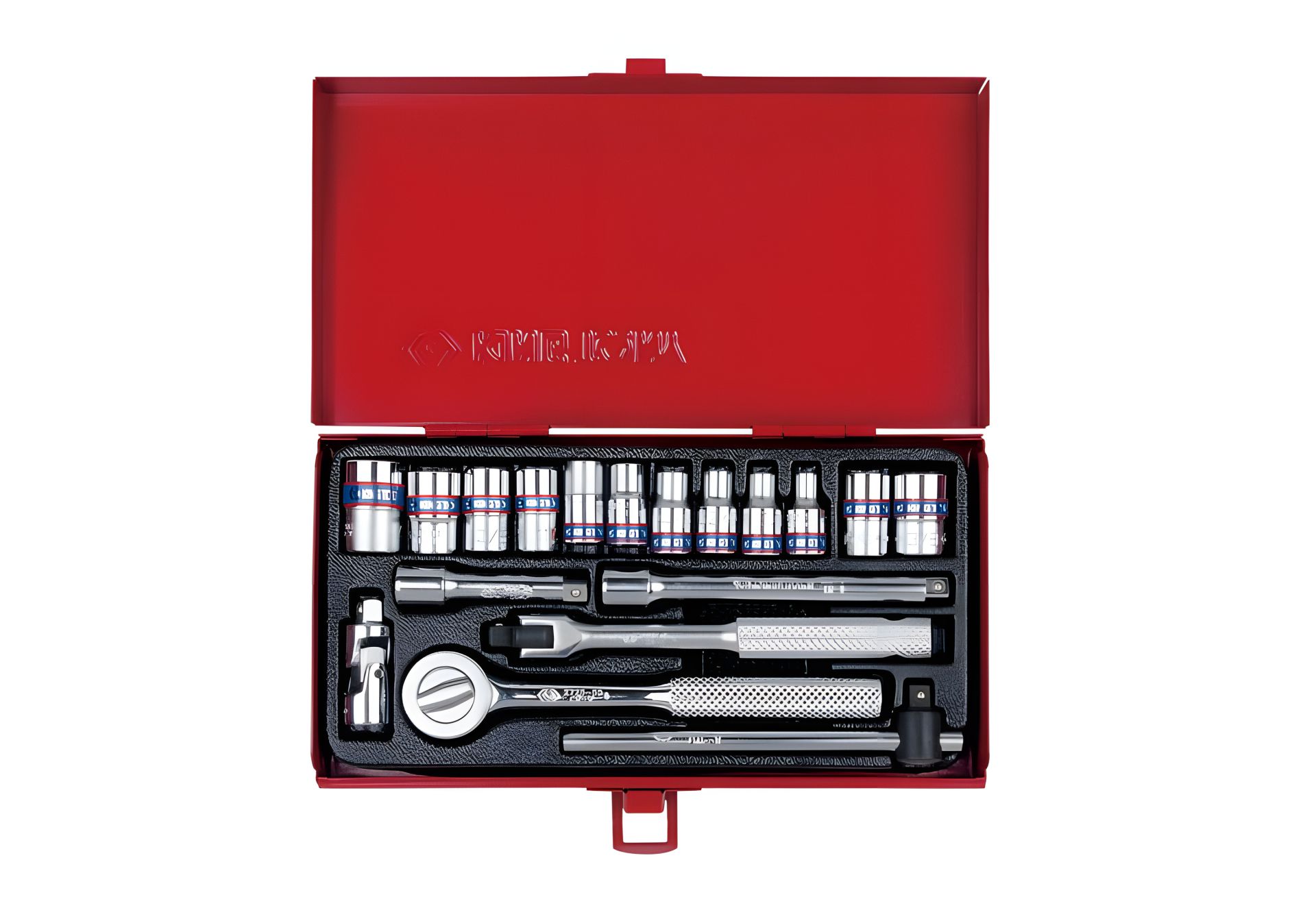 Головок набор 1/4" 18 элементов (4-12 мм) KING TONY 2518MR Головок набор 1/4" 18 элементов (4-12 мм) KING TONY 2518MR