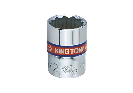 Торцева головка 1/4" 11/32" 12PT хром KING TONY 233011S
