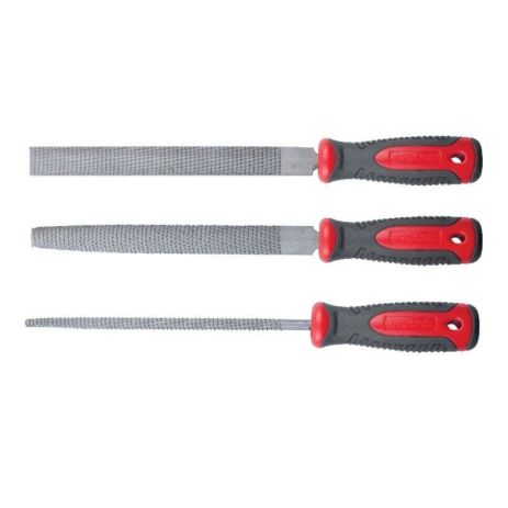 Набор рашпилей по дереву 200мм №2 (плоский, круглый, полукруглый) PROLINE 32942