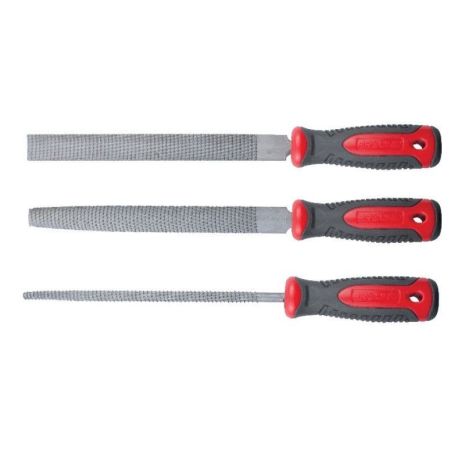 Набор рашпилей по дереву 200мм №2 (плоский, круглый, полукруглый) PROLINE 32942