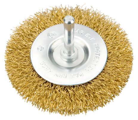 Дротяна щітка дискова з хвостовиком, діаметр 75 мм від Verto, модель 62H320 Дротяна щітка дискова з хвостовиком, діаметр 75 мм від Verto, модель 62H320
