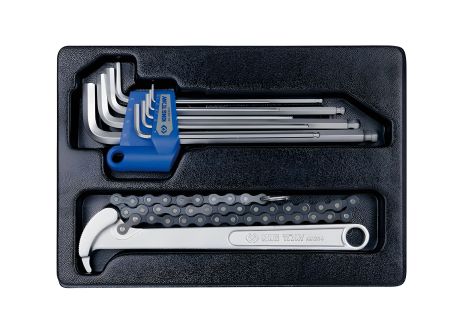 Інструментальний набір KING TONY 9-20110MR (знімач масляного фільтра, набір шестигранників 1,5-10 мм)