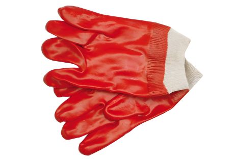 Червоні масло-бензостійкі рукавички Vorel 74150, 10.5" Червоні масло-бензостійкі рукавички Vorel 74150, 10.5"