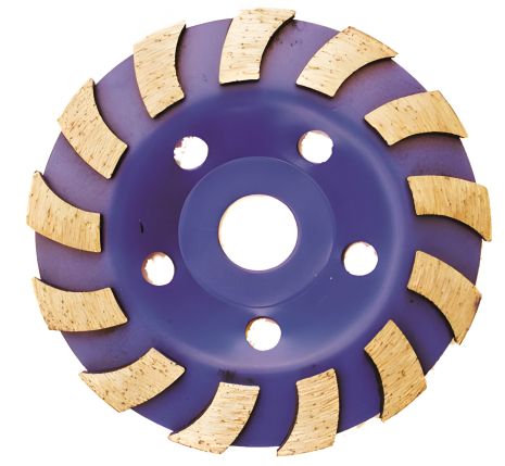 Алмазний диск для полірування бетону, Turbo 13T 125 мм ZHWEI DATT-12513T