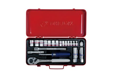 Набір HEX біт в головці 1/2" (4-17 мм, L=80 мм) від KING TONY (4120PR) Набір HEX біт в головці 1/2" (4-17 мм, L=80 мм) від KING TONY (4120PR)