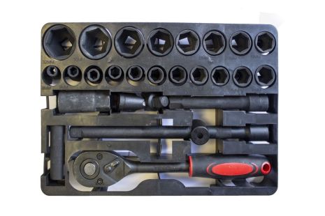 Набір інструментів ударний 1/2" 27 ін. WMC TOOLS WT-4027