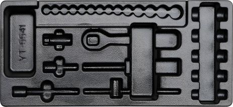 Порожній вклад для інструментальних шаф для торцевих головок та ключів Yato YT-55411