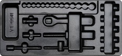 Порожній вклад для інструментальних шаф для торцевих головок та ключів Yato YT-55411