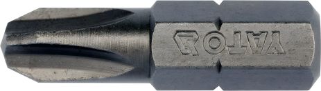 Отверточная насадка "Phillips" PH3 х 25 мм HEX 1/4" 10 шт Yato YT-78133 Отверточная насадка "Phillips" PH3 х 25 мм HEX 1/4" 10 шт Yato YT-78133